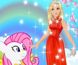 Barbie and Pony Dressup