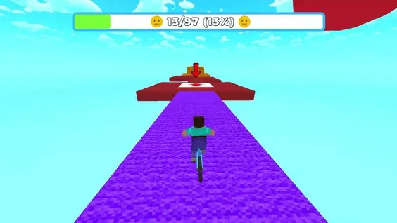 Noob: Obby on a Bike