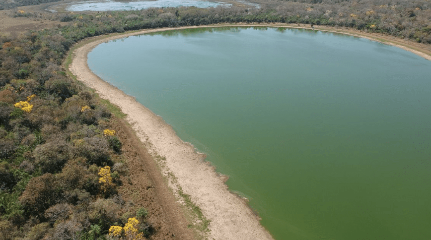 Mudanças climáticas influenciam emissões de gases de efeito estufa das 'lagoas de soda' do Pantanal