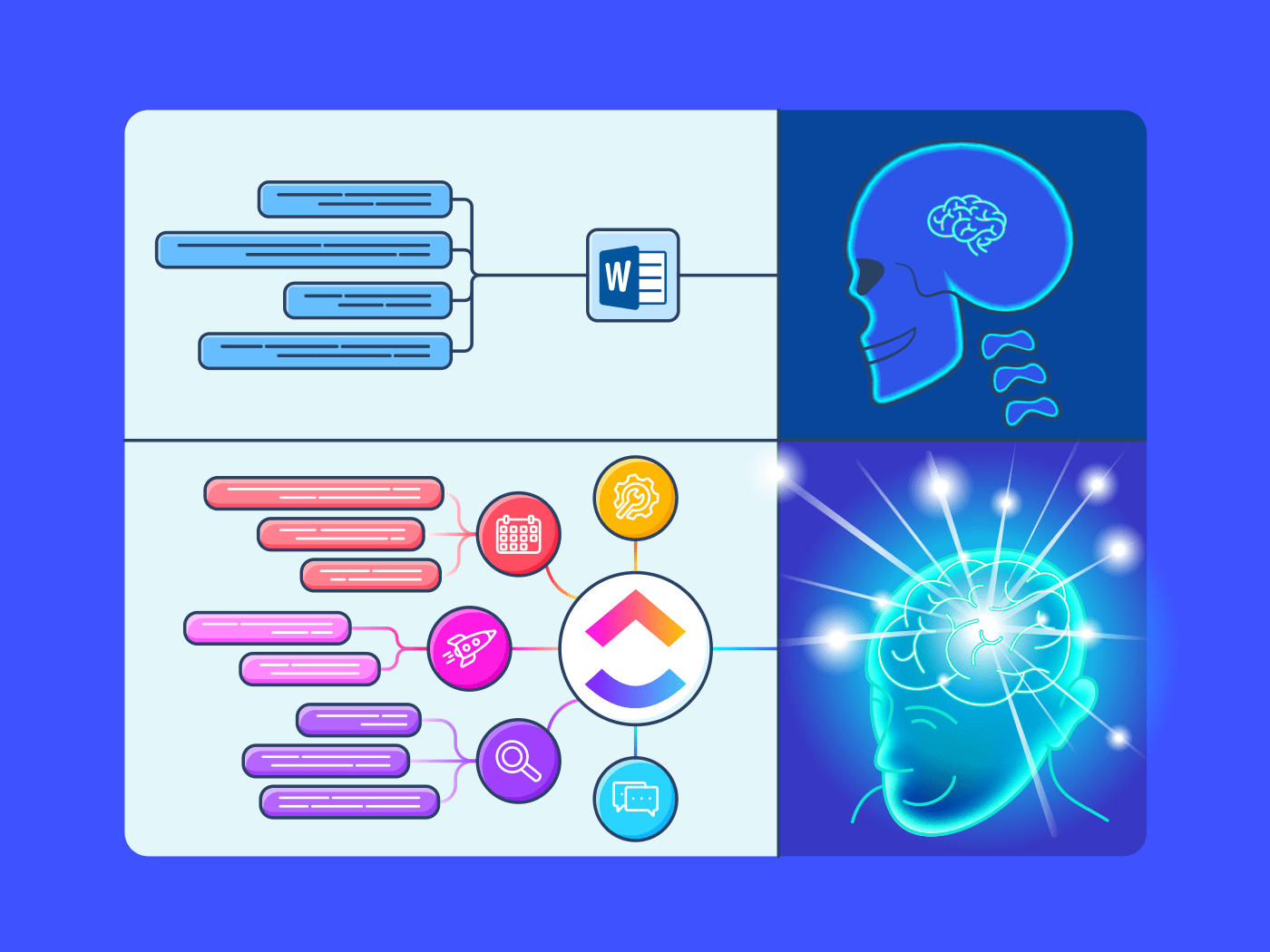 How to Make a Mind Map in Word ClickUp Blog