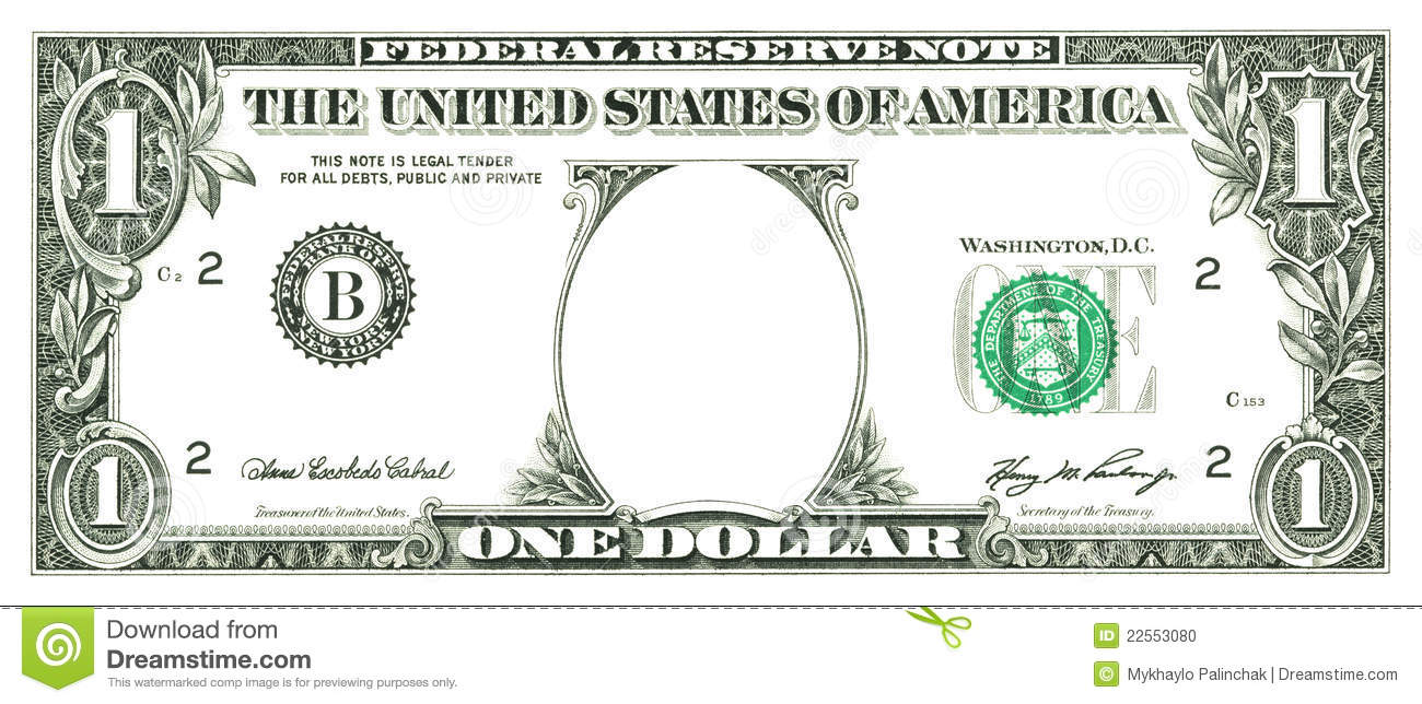 One Dollar Bill Printable Templates - Solo Para Adultos En Valencia