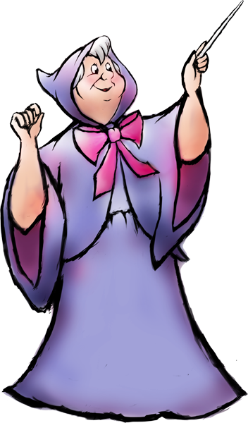 Cute Fairy Godmother Clipart