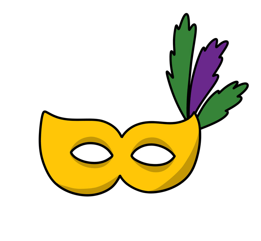 Icon Mardi Gras Mask clipart