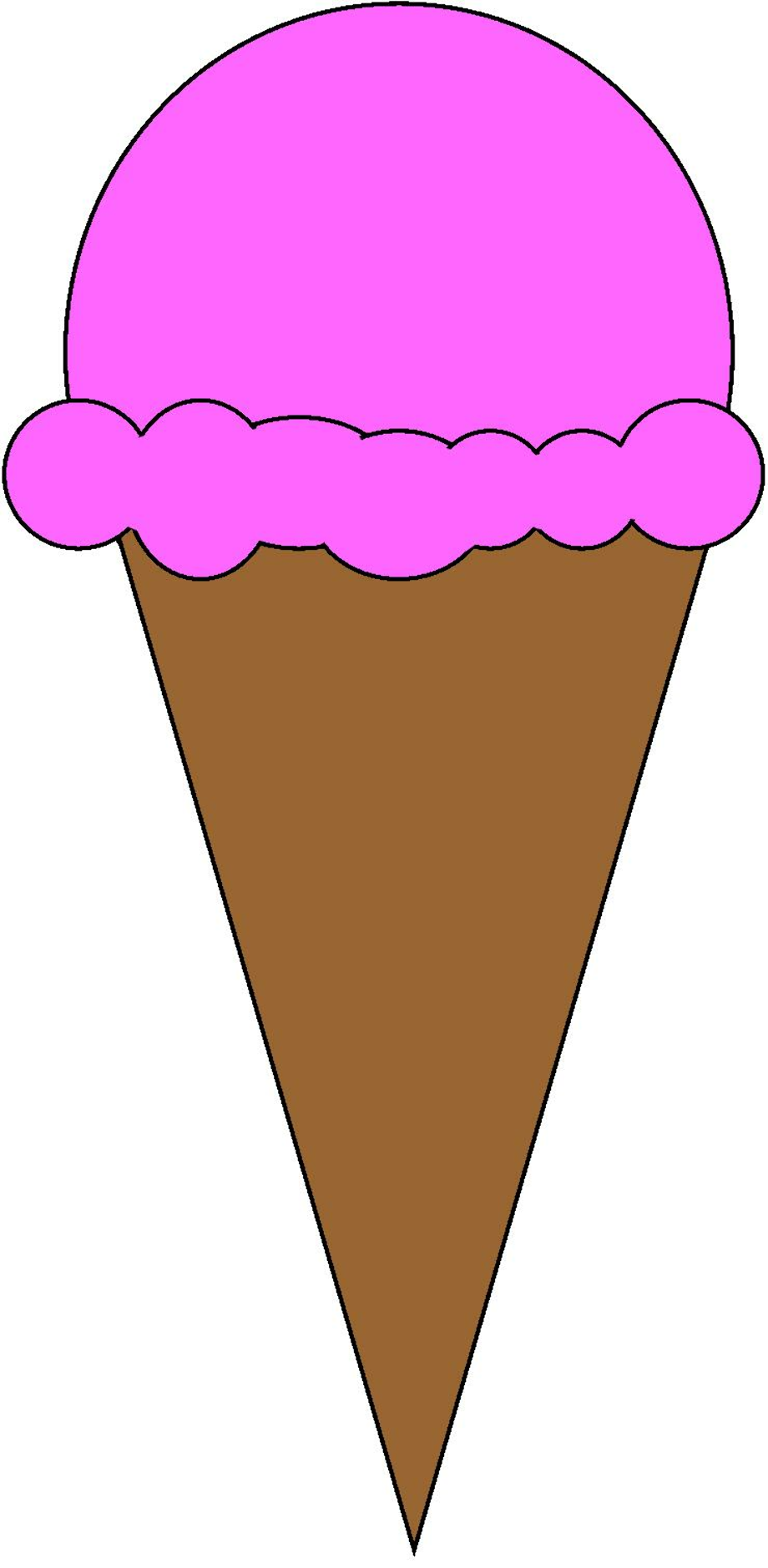 Printable Ice Cream Cone Clipart