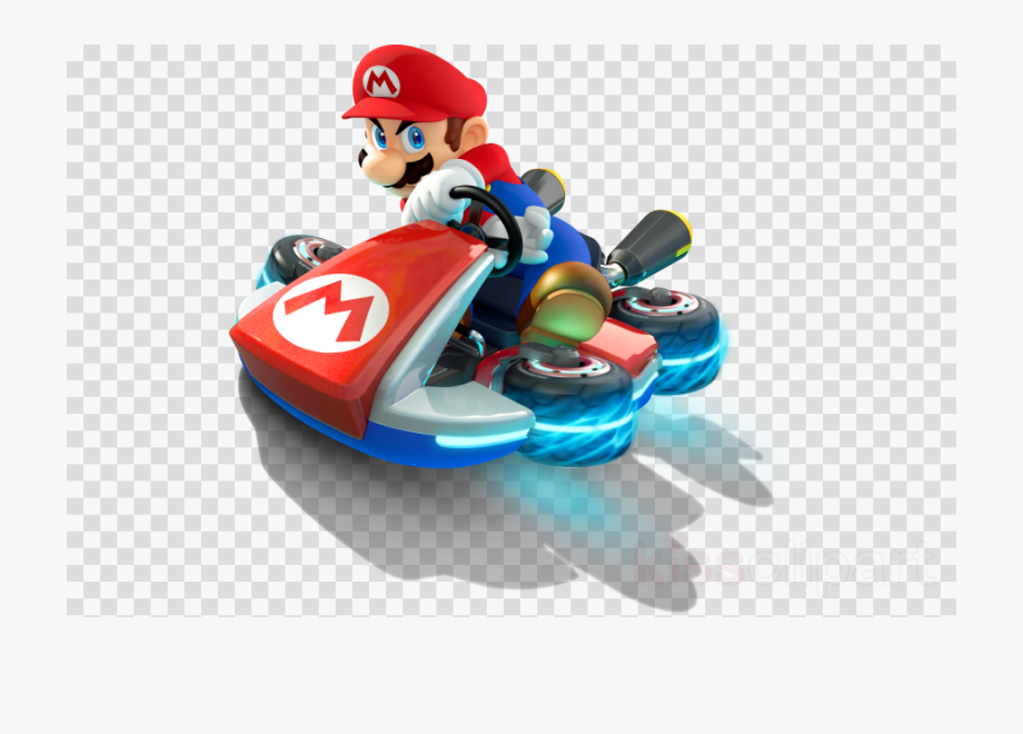 Mario transparent kart