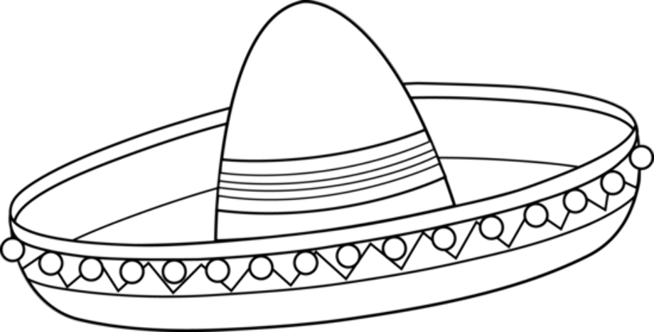 Sombrero outline