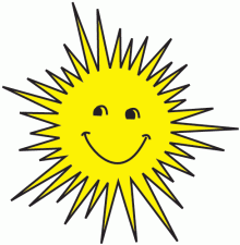 Free clipart of sunshine clipart