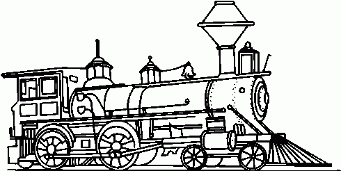 Locomotive train clip art