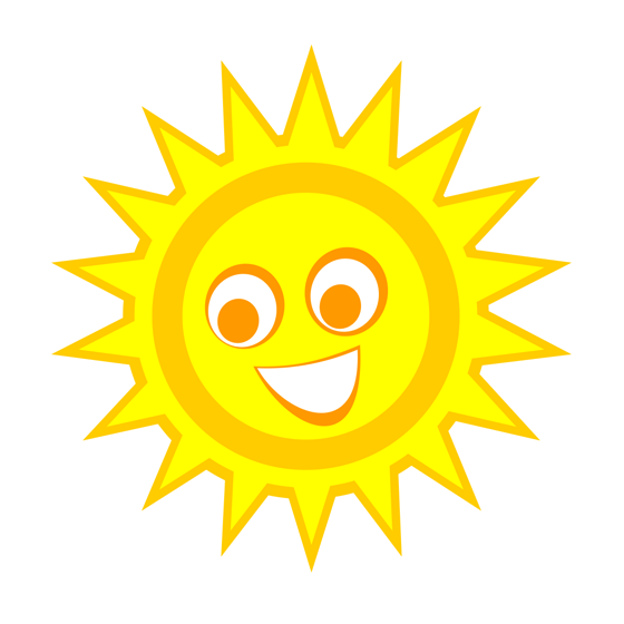 Sunshine sun clipart transparent background free clipart