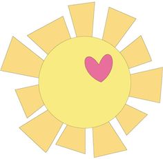 Sunshine sun on clip art scrapbook titles and digital scrapbooking