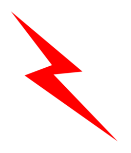 Lightning bolt lightening high quality clip art