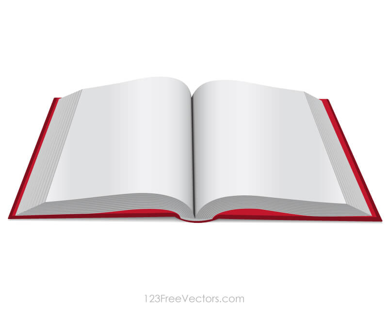 Open book clip art freevectors