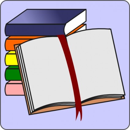 Open book clip art template free clipart images 3