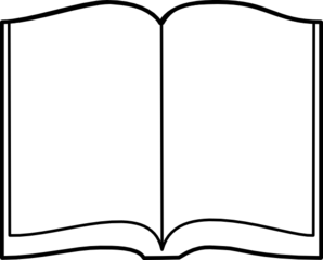 Open book clip art template free clipart images