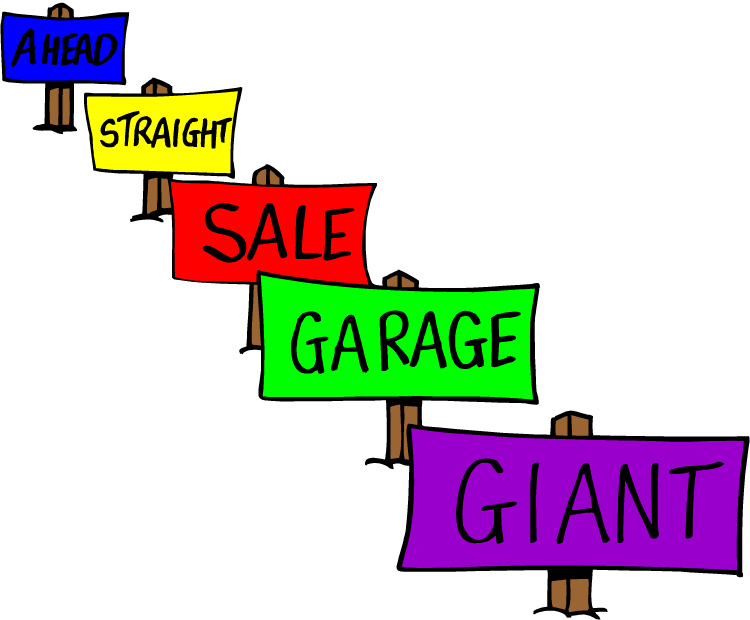 Church yard sale clipart clipart kid