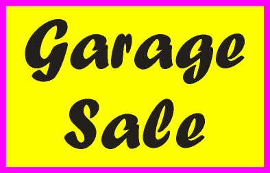 Clip art yard sale image