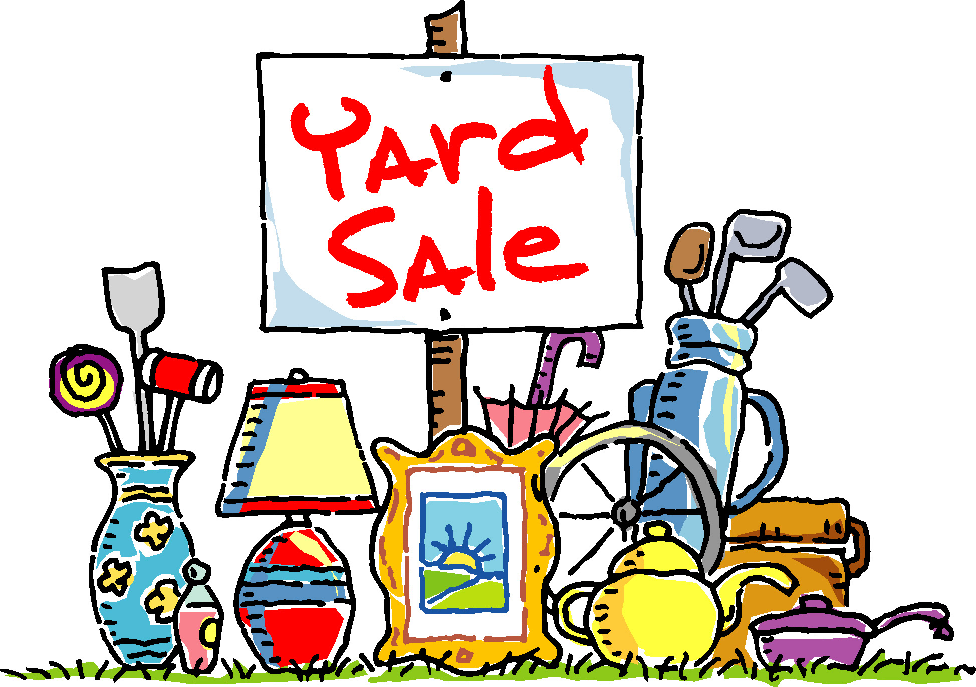 Free yard sale clip art clipart