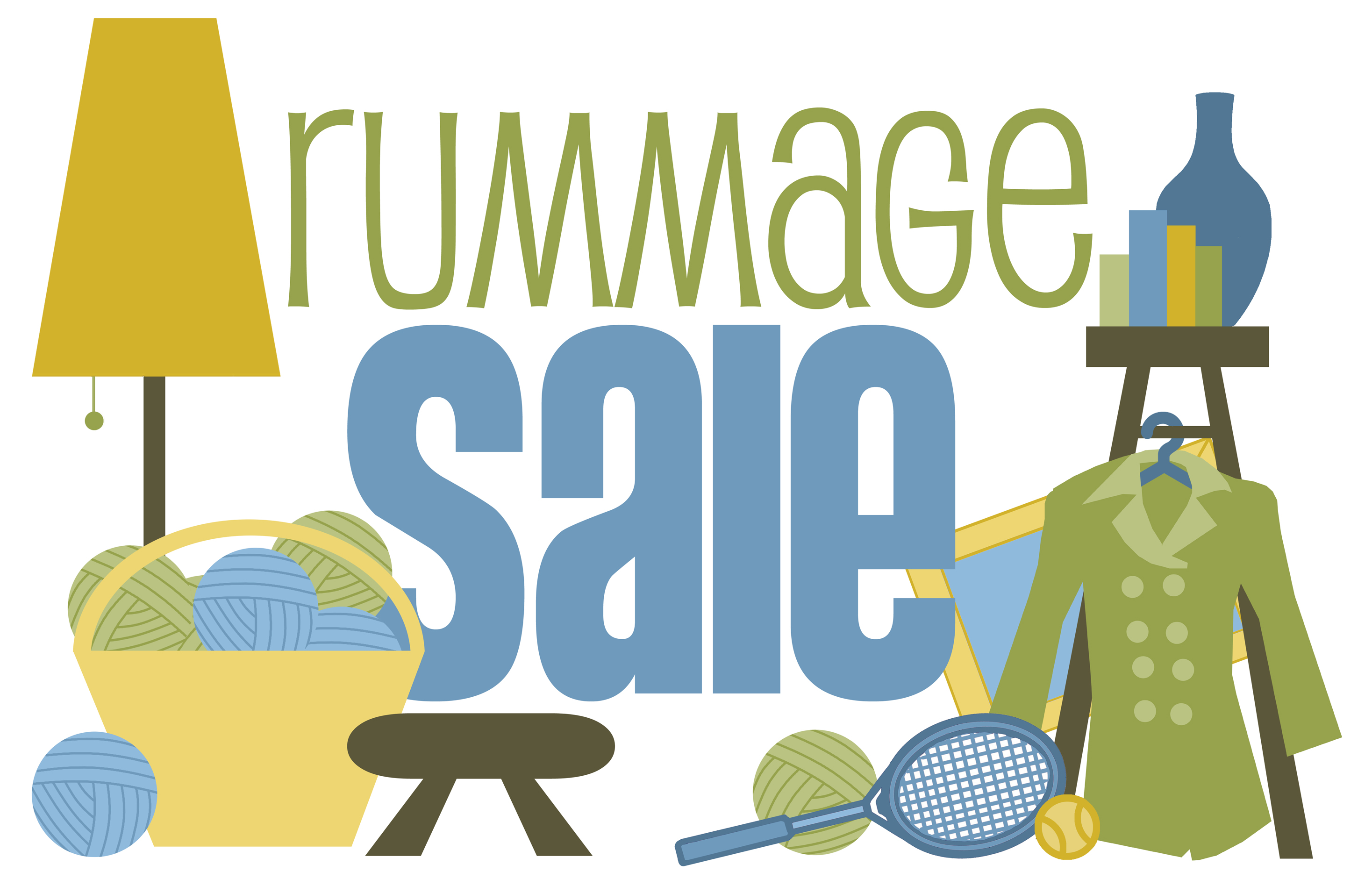 Yard sale clip art clipart image