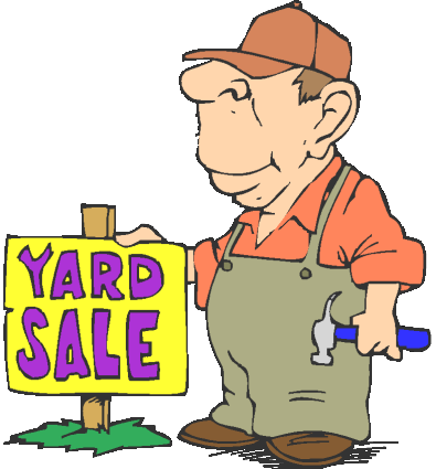 Yard sale clipart clipart