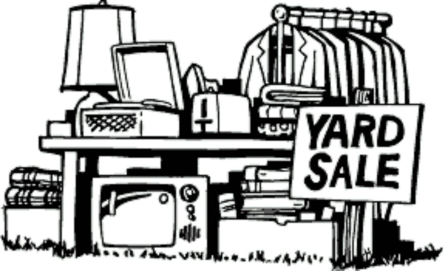 Yard sale flyers clipart clipart kid 2