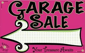 Yard sale free garage sale sign clipart 4