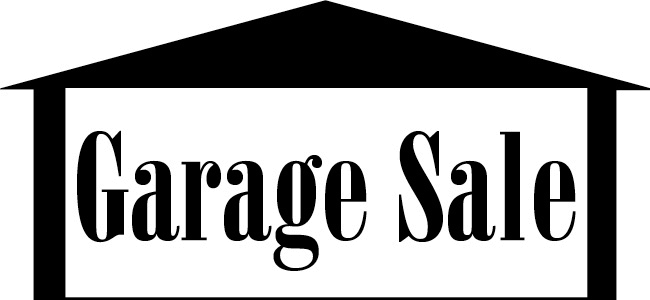 Yard sale garage sale clipart clipart