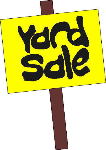 Yard sale signs clipart clipart kid