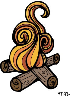 Fire log clipart nanozine