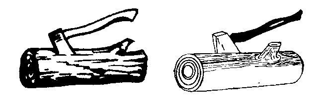 Log black and white clipart 3