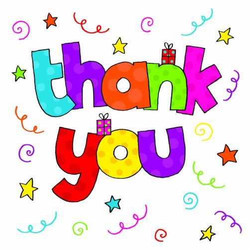 Free thank you clipart images