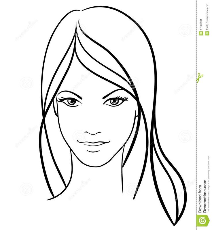 Girl Drawing Face