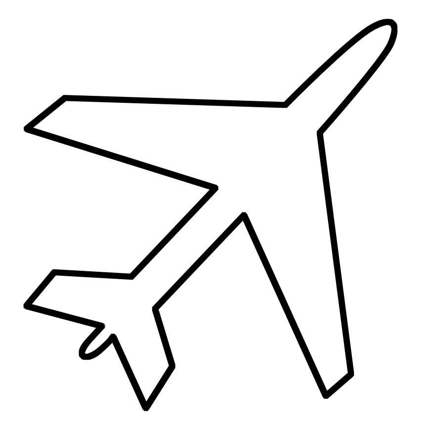 plane sign clipart