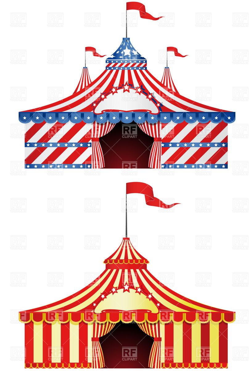 393 Circus Tent free clipart.