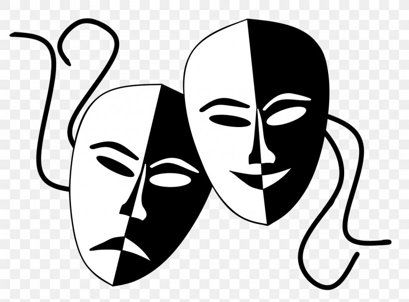 Theatre Drama Mask Clip Art, PNG, 1280x946px, Watercolor.