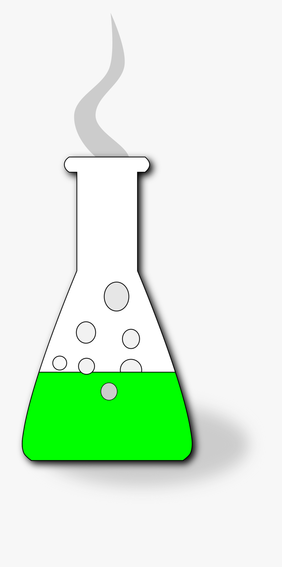 Green Clipart Beaker.