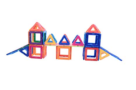 Amazon.com: Tiaotiaobaby 40 PCS Magnetic Tiles Set,STEM.