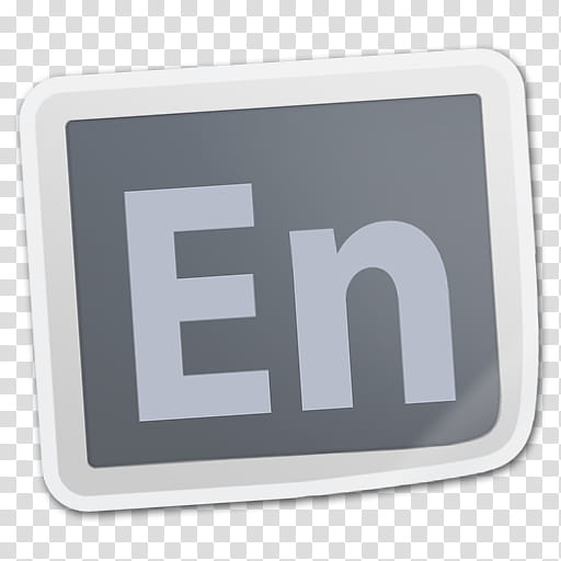 Adobe CS Creative Suite Sticker Icons, Encore transparent.