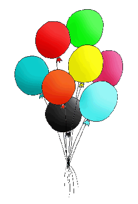 Free birthday balloon clip art clipart images 8.