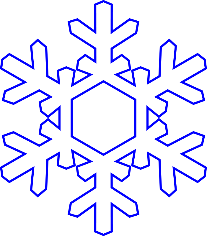 free snowflake clipart.