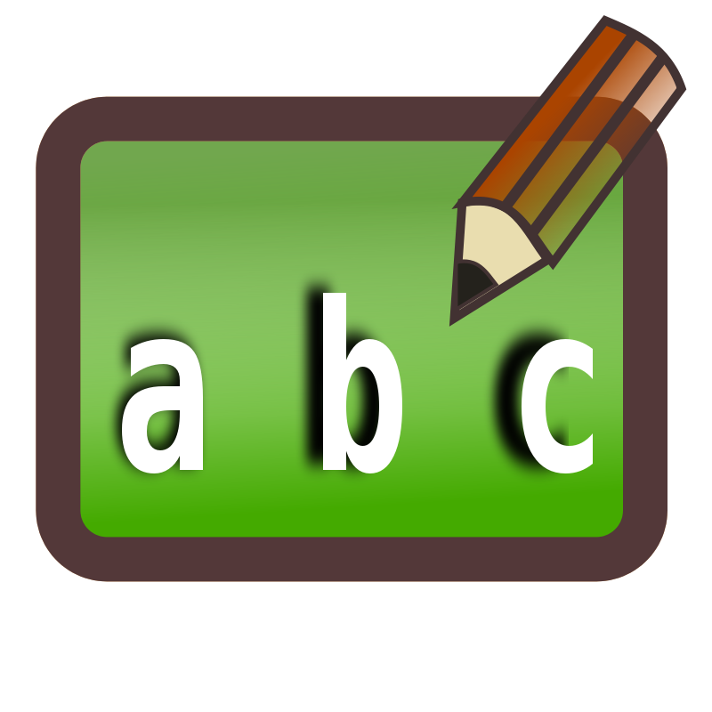 Abc Writing Clipart.