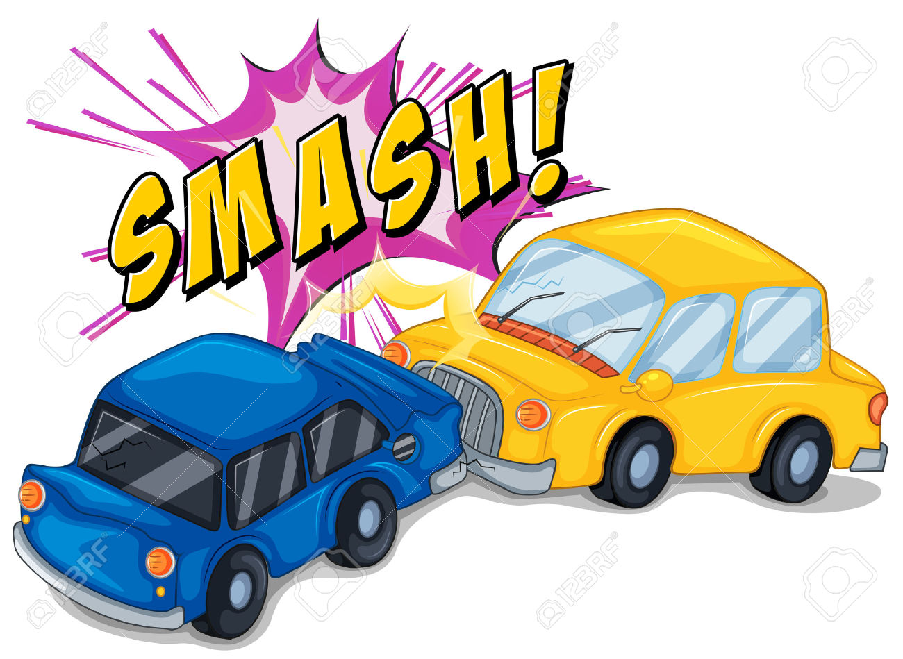 Car Crash Cartoon Pictures.