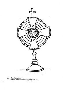 Eucharistic adoration clipart.