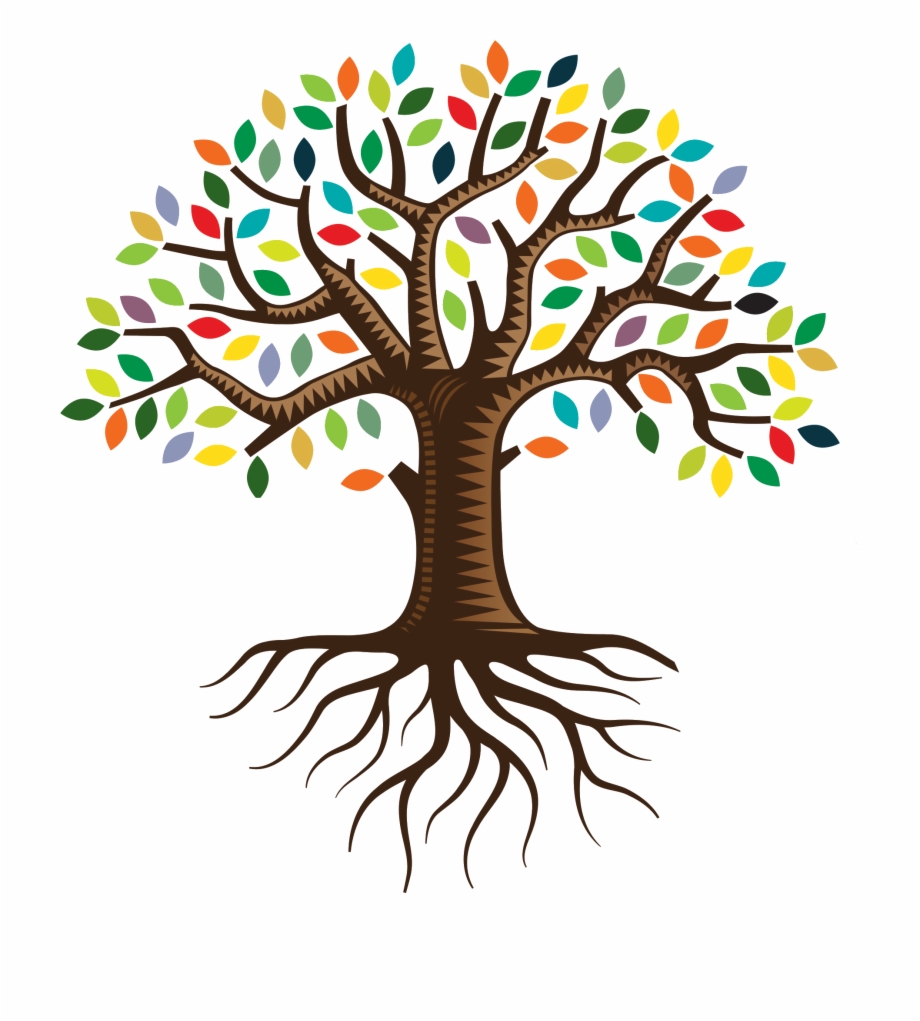 Root Qc Family Tree Logo Clip Art.