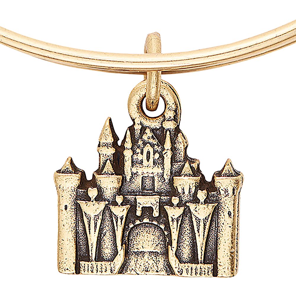 Sleeping Beauty Castle Figural Bangle by Alex and Ani.