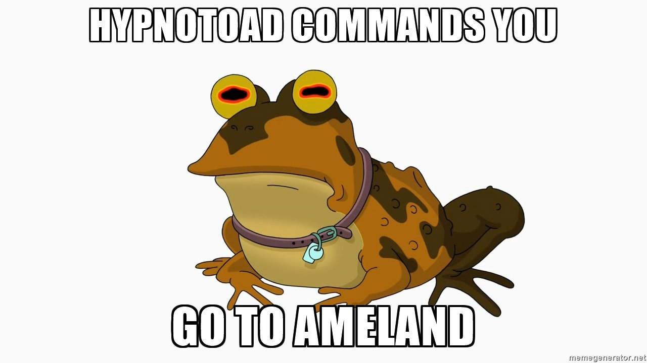 Hypnotoad commands you Go to Ameland.