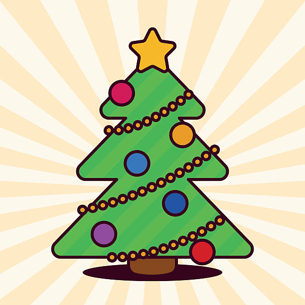 Anime Christmas Tree Clip Art, Vector Images & Illustrations.