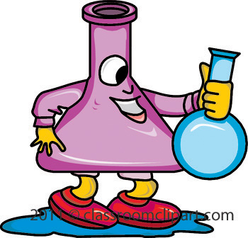 Chemistry Lab Equipment Clipart.