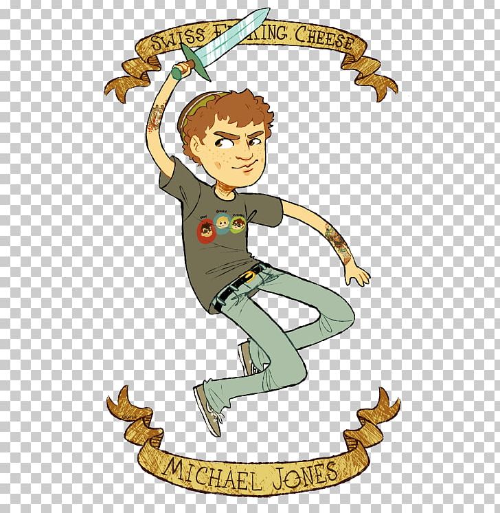 Michael Jones Rooster Teeth Achievement Hunter Illustration.