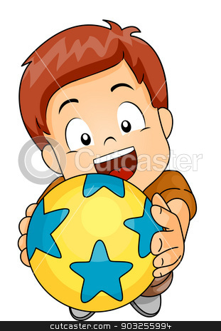 Play Ball stock vector.