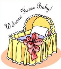 Free Baby Crib Clipart.